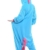 ABYED® Kostüm Jumpsuit Onesie Tier Fasching Karneval Halloween kostüm Erwachsene Unisex Cosplay Schlafanzug- Größe S - für Höhe 148-155cm, Blaue Einhorn - 5