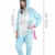 Iso Trade Einhorn Kostüm Tier Jumpsuits Einteiler Fasching Halloween Blau S M XL #4553, Größe:M - 8
