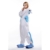 JINZFJG Erwachsene Damen/Herren  Tier-Kostüm Jumpsuit Schlafanzug Pyjamas Einteiler, Blau Einhorn, M (Körpergröße 160-169 cm) - 5