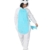 LATH.PIN Tier Pyjama Einhorn Kostüm Karton Tierkostüme Halloween Kostüme Jumpsuit Erwachsene Schlafanzug Unisex Cosplay- Gr, S(Höhe142-155CM), Einhorn blau - 1