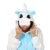 LATH.PIN Tier Pyjama Einhorn Kostüm Karton Tierkostüme Halloween Kostüme Jumpsuit Erwachsene Schlafanzug Unisex Cosplay- Gr, S(Höhe142-155CM), Einhorn blau - 7