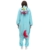 Pyjamas Junge Einhorn Pegasus Erwachsene Unisex Animal Cosplay Overall Pajamas Anime Schlafanzug Jumpsuits Spielanzug Kostüme Blau - 4