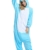 Unicorn Pajamas Cosplay Unicorn Costumes Animals Sleepwear Flannel Jumpsuits Unisex-Adult Nightwear Party Costumes (M, Blau) - 4