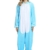 Unicorn Pajamas Cosplay Unicorn Costumes Animals Sleepwear Flannel Jumpsuits Unisex-Adult Nightwear Party Costumes (M, Blau) - 6