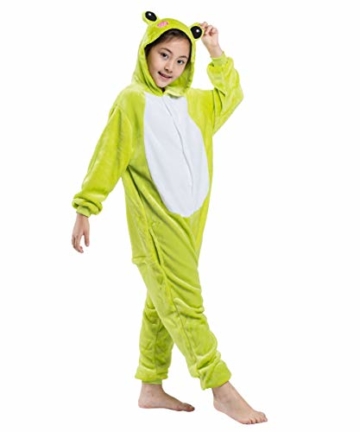 AKAAYUKO Kostüm Kinder Unisex Cosplay Jumpsuit Onesie Tier Frosch - 4