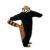 Anbelarui Tier Skelett Pinguin Dinosaurier Panda Einhorn Kostüm Damen Herren Pyjama Jumpsuit Nachtwäsche Halloween Karneval Fasching Cosplay Kleidung S/M/L/XL (L, Waschbär) - 2
