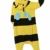 DATO Pyjama Tier Onesies Gelb Biene Erwachsene Kigurumi Unisex Cospaly Nachtwäsche für Hohe 140-187CM - 6