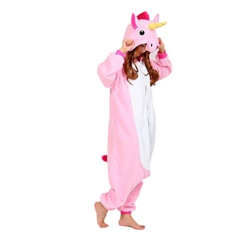 dressfan Unisex Tier Pyjamas Erwachsene Einhorn Cosplay Kostüm - 3