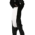 Einhorn jumpsuit Schlafanzug Damen Einhorn kostüm tier jumpsuit Erwachsene Flanell Cosplay zum Karneval Fasching (Pferd) (S: für Höhe 148-157, Schwarz) - 3