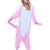 Einhorn Kostüm Pyjama Jumpsuit Cosplay Schalfanzug Festliche Anzug Flanell Tierkostüm Kartonkostüm Tierschalfanzug(S,rosa) - Mescara - 1