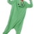 Fandecie Pyjama Tier Onesies mit Kapuze Erwachsene Unisex Cospaly Schlafanzug Halloween Kostüm Frosch Geeignet für Hohe 160-175CM - 6