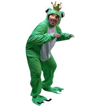 Frosch-König Kostüm, SY12/00 Gr. L-XL, Froschkönig-Kostüm Frosch-Kostüme Frösche Kostüme Frosch König Faschingskostüm, Fasching Karneval, Faschings-Kostüme Karnevals-Kostüme Märchen - 2