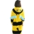 IFLIFE Unisex Erwachsene Pyjamas Cosplay Tier Onesie Nachtwäsche Halloween Schlafanzüge (XL(für die Höhe179-188cm), Biene) - 2