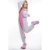 JINZFJG Erwachsene Damen/Herren  Tier-Kostüm Jumpsuit Schlafanzug Pyjamas Einteiler, Rosa Einhorn, XL (Körpergröße 178-188 cm) - 2