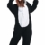 JT-Amigo Damen Herren Tier Kostüm Pyjama Jumpsuit Schlafanzug Overall, Panda Kostüm, Gr. M - 1