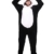 Kenmont Jumpsuit Tier-Schlafanzug Neuheit Overall Einteiler/Pyjama Cosplay Kostüme für Erwachsene Kinder Karneval Halloween Weihnachten (Size S for 148-160CM, Panda) - 1