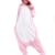 Kigurumi Rosa Einhorn Pyjamas Kostüm Jumpsuit Tier Schlafanzug Erwachsene Unicorn Fasching Cosplay Onesie XL - 1