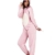 Loungeable Damen Jumpsuit Overall Tiere Gesichter Öhrchen 3D Kapuze Unicorn Pink 3D All In One 79666/79766 M - 1