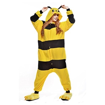 LPATTERN-Pyjamas Onesie Tier Kostüm Schlafanzug Jumpsuit Erwachsene Unisex Cosplay Halloween Karneval - 3