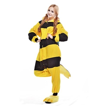 LPATTERN-Pyjamas Onesie Tier Kostüm Schlafanzug Jumpsuit Erwachsene Unisex Cosplay Halloween Karneval - 4