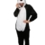 Luojida Pyjamas Einhorn Kostüm Jumpsuit Schlafanzug Plüschtier Flanell Cosplay Karneval Fasching (XL: für Höhe 178-187, Panda) - 3