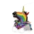 Maske Einhorn Regenbogenfarbe Rainbow Einhornmaske hochwertig Pferdemaske Phantasiefigur Fantasie Unicorn Tiermaske Vollmaske Kostümergänzung Gesichtsmaske Latexmaske Maskerade - 5
