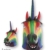Maske Einhorn Regenbogenfarbe Rainbow Einhornmaske hochwertig Pferdemaske Phantasiefigur Fantasie Unicorn Tiermaske Vollmaske Kostümergänzung Gesichtsmaske Latexmaske Maskerade - 1