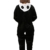 Mescara Einhorn Kostüm Pyjama Jumpsuit Cosplay Schalfanzug Festliche Anzug Flanell Tierkostüm Kartonkostüm Tierschalfanzug (S/EU34, Panda) - 2