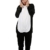 Mescara Einhorn Kostüm Pyjama Jumpsuit Cosplay Schalfanzug Festliche Anzug Flanell Tierkostüm Kartonkostüm Tierschalfanzug (S/EU34, Panda) - 3