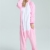 Missley Einhorn Pyjamas Kostüm Overall Tier Nachtwäsche Erwachsene Unisex Cosplay (S, pink) - 3