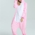 Missley Einhorn Pyjamas Kostüm Overall Tier Nachtwäsche Erwachsene Unisex Cosplay (S, pink) - 5