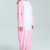 Missley Einhorn Pyjamas Kostüm Overall Tier Nachtwäsche Erwachsene Unisex Cosplay (S, pink) - 7