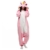 Misslight Einhorn Pyjama Damen Jumpsuits Tieroutfit Tierkostüme Schlafanzug Tier Sleepsuit mit Einhorn Kostüme festival tauglich Erwachsene (M, Pink) - 2