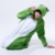 Misslight Einhorn Pyjama Damen Jumpsuits Tieroutfit Tierkostüme Schlafanzug Tier Sleepsuit mit Einhorn Kostüme festival tauglich Erwachsene (XL, Frosch) - 5