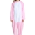 Süßes Einhorn Overalls Jumpsuits Pyjama Fleece Nachtwäsche Schlaflosigkeit Halloween Weihnachten Karneval Party Cosplay Kostüme für Unisex Kinder und Erwachsene (XL, Rosa) - 7