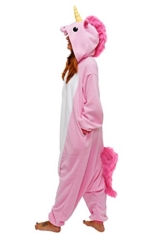 Unicorn Costume Adult Animal Jumpsuits Pajamas Animal Unicorn Jumpsuit Sleepwear Unisex Cosplay Costume for Women and Men - 1