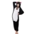 Unicsex Süß Einhorn Overall Pyjama Jumpsuit Kostüme Schlafanzug Für Kinder / Erwachsene (M, Schwarz) - 1