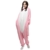 Unisex Einhorn Kostüm Pyjamas Tier Schlafanzug Karton Jumpsuit Nachthemd Erwachsene Fasching Cosplay Overall (XL für 178-187CM, Rosa) - 3