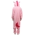 Unisex Einhorn Kostüm Pyjamas Tier Schlafanzug Karton Jumpsuit Nachthemd Erwachsene Fasching Cosplay Overall (XL für 178-187CM, Rosa) - 4