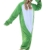 URVIP Erwachsene Unisex Jumpsuit Tier Cartoon Fasching Halloween Pyjama Kostüm Onesie Fleece-Overall Schlafanzug Frosch Small - 3