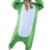 URVIP Erwachsene Unisex Jumpsuit Tier Cartoon Fasching Halloween Pyjama Kostüm Onesie Fleece-Overall Schlafanzug Frosch Small - 5