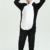 VineCrown Damen Schlafanzug Tier Pyjamas Overall Cosplay Strampelanzüge Nachthemden Kleid Karikatur Neuheit Jumpsuit Kostüme für Erwachsene Kinder Weihnachten Karneval (S for 150CM- 160CM, Panda) - 3