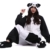 Wamvp Unisex Panda Jumpsuits Overall Pyjama Onesie Fleece Erwachsene Tier kostüme Panda - XL - 4