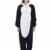 Fandecie Tier Kostüm Tierkostüm Tier Schlafanzug Panda Pyjamas Jumpsuit Kigurumi Damen Herren Erwachsene Cosplay Tier Fasching Karneval Halloween (Panda, M:Höhe 160-169cm) - 3