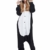 Fandecie Tier Kostüm Tierkostüm Tier Schlafanzug Panda Pyjamas Jumpsuit Kigurumi Damen Herren Erwachsene Cosplay Tier Fasching Karneval Halloween (Panda, M:Höhe 160-169cm) - 1