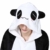 Lelike Panda Kostüm Damen Jumpsuit Kuschelig Herren Schlafanzug Pyjama Tier Faschings Kostüm für Erwachsense L - 3