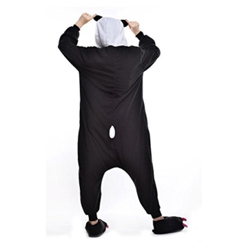LPATTERN Unisex-Erwachsene Cosplay Pyjamas Onesie  Tier Kostüm Schlafanzug Jumpsuit für Halloween Karneval, Panda, X-Large (Korpergröße 178-188CM) - 7
