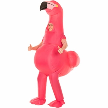 Morph Riesiges Aufblasbares Flamingo-Halloween-Tierkostüm für Erwachsene - 1