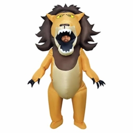 Morph Riesiges Aufblasbares Großmaul Lion Halloween-Tierkostüm für Erwachsene - 1