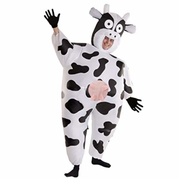 Morph Riesiges Aufblasbares Kuh-Halloween-Tierkostüm für Erwachsene - 1